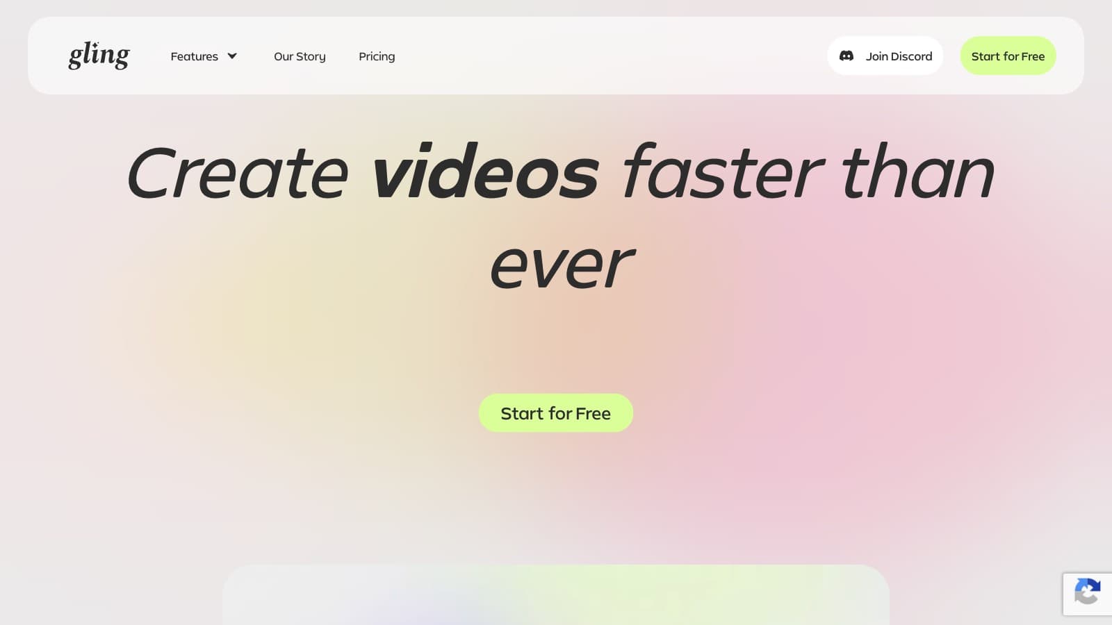 Gling interface